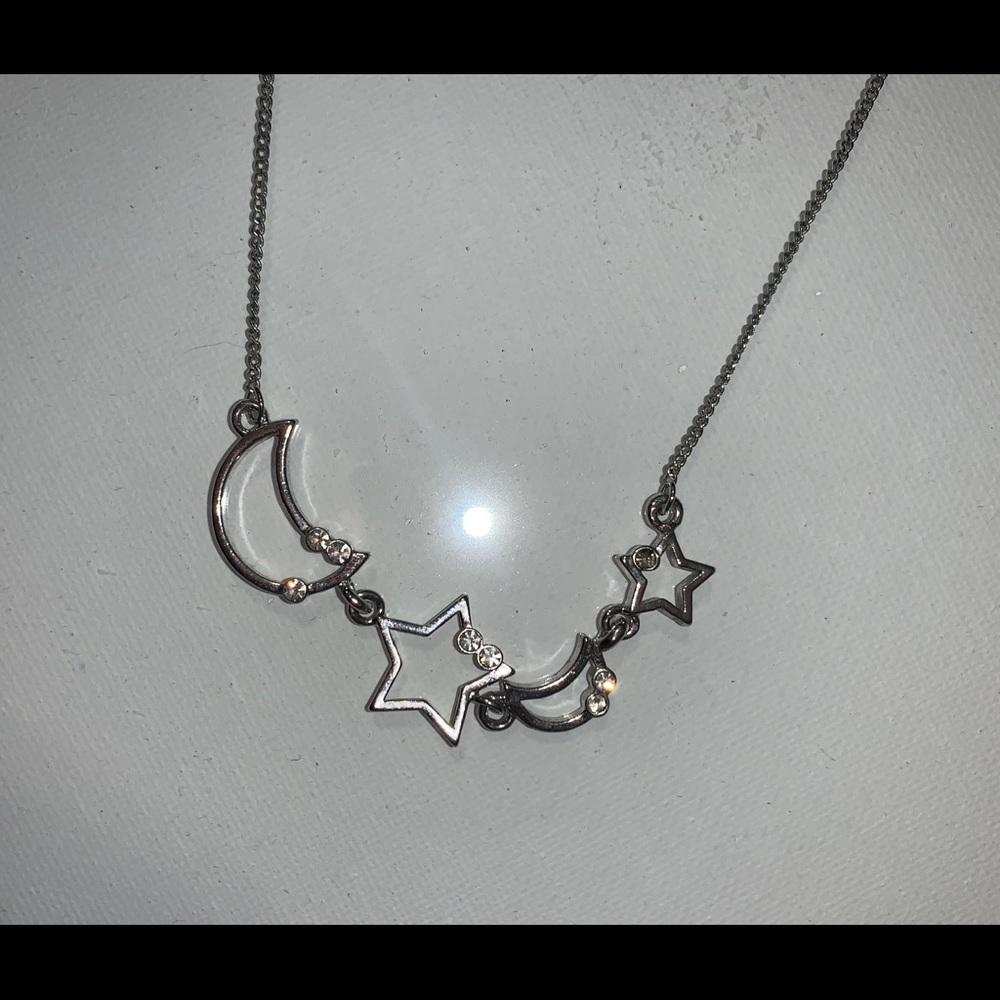 Silver celestial necklace - Picture 2 of 3